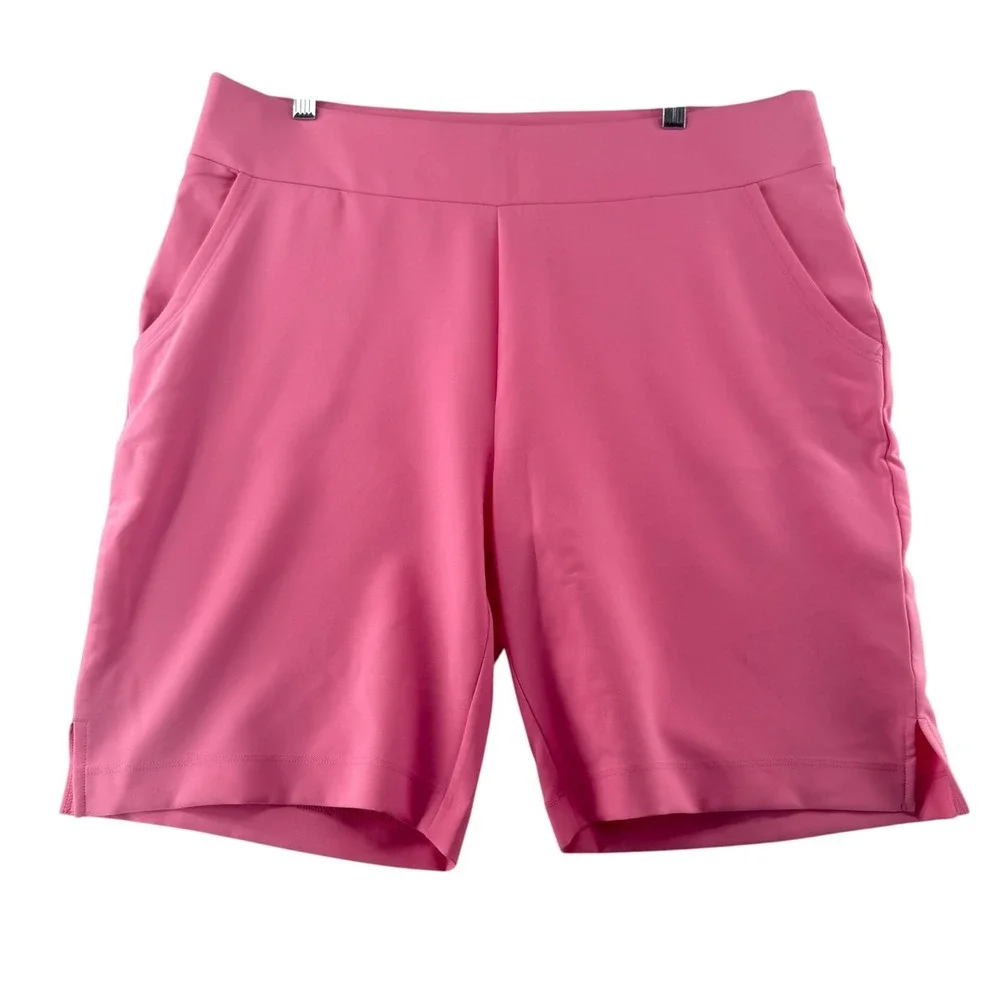 Stella Parker Golf Collection Bermuda Shorts Womens X-Large Bubblegum Pink Gorp
